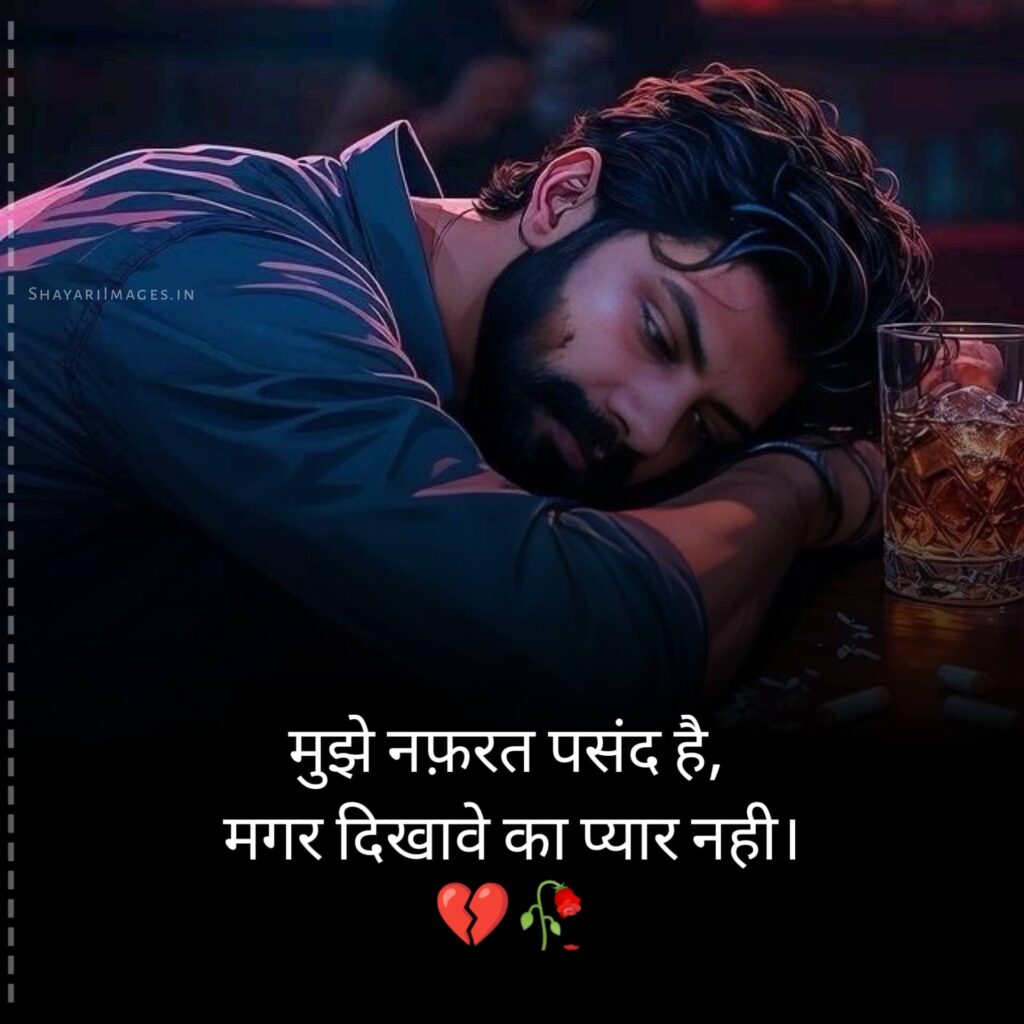 Nafrat Shayari in Hindi
