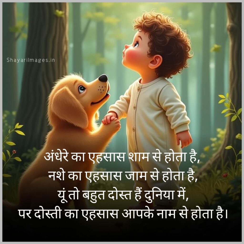 दोस्ती शायरी हिंदी में