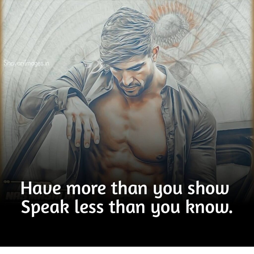 Boys Royal Attitude Status in English