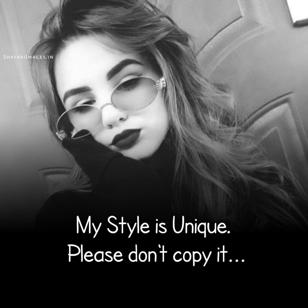 Attitude quotes for girls in English
